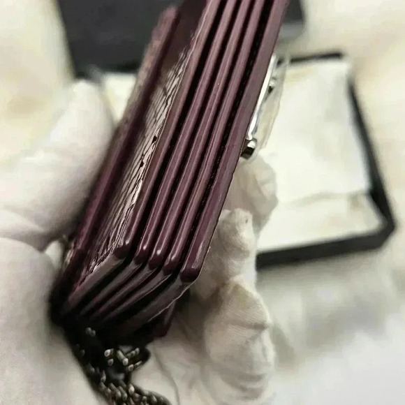 🎁MCM Studded Cardholder Crossbody Chain - Picture 5 of 17